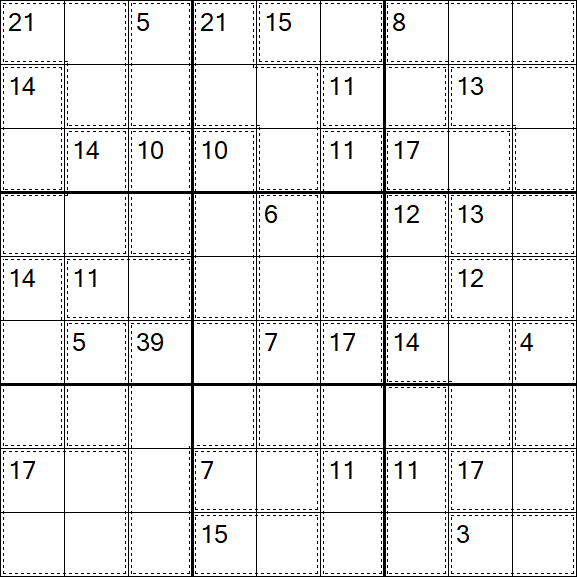 Killer Sudoku - Medium