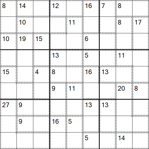 Killer Sudoku - Medium