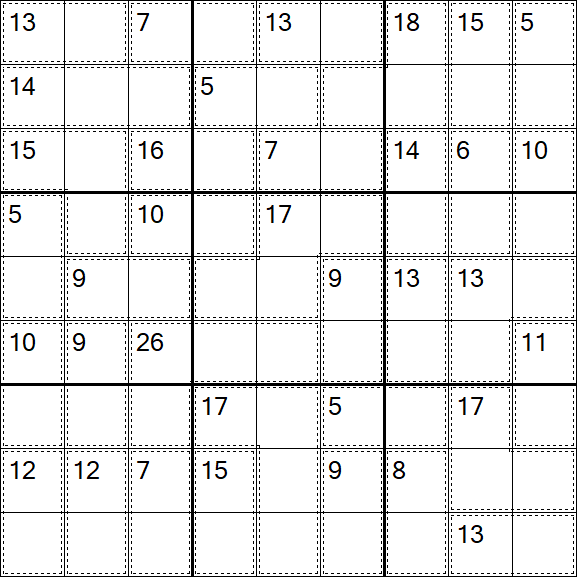 Killer Sudoku - Medium