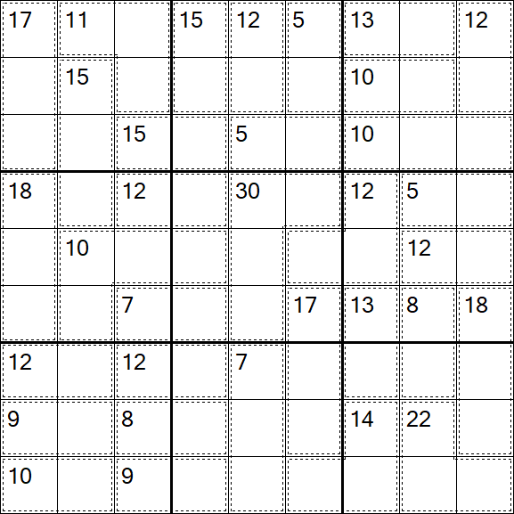 Killer Sudoku - Medium