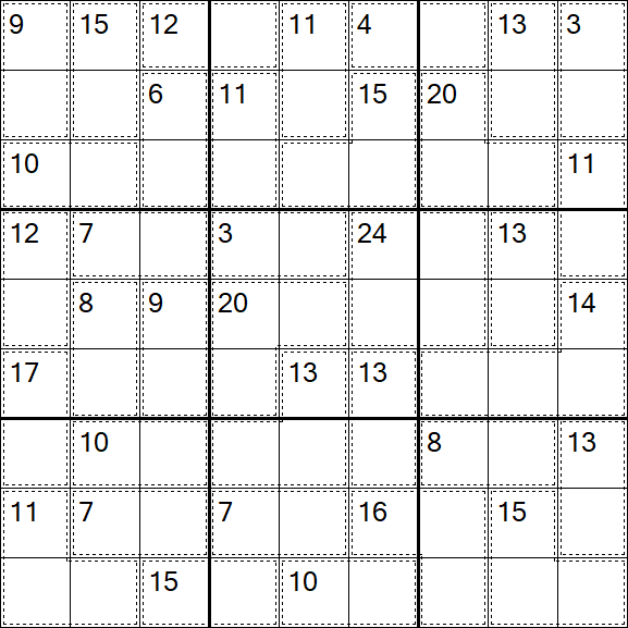 Killer Sudoku - Medium