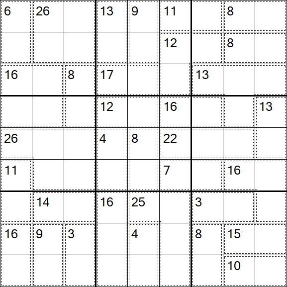 Killer Sudoku - Medium
