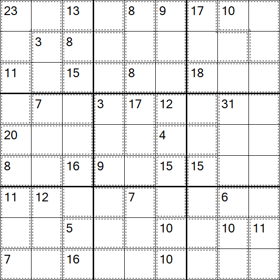 Killer Sudoku - Medium