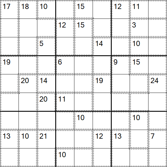 Killer Sudoku - Medium