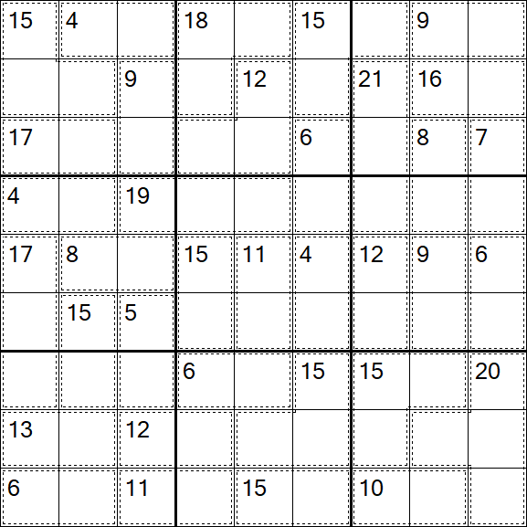 Killer Sudoku - Medium