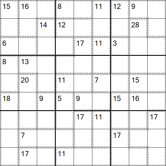 Killer Sudoku - Medium