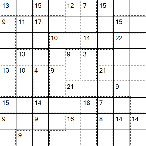 Killer Sudoku - Medium