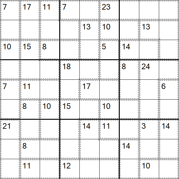 Killer Sudoku - Medium