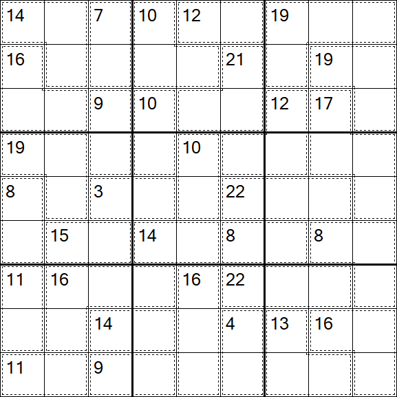 Killer Sudoku - Medium