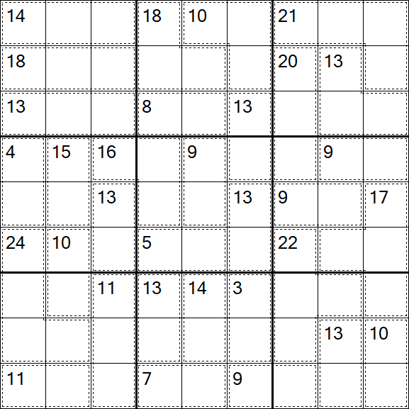 Killer Sudoku - Medium