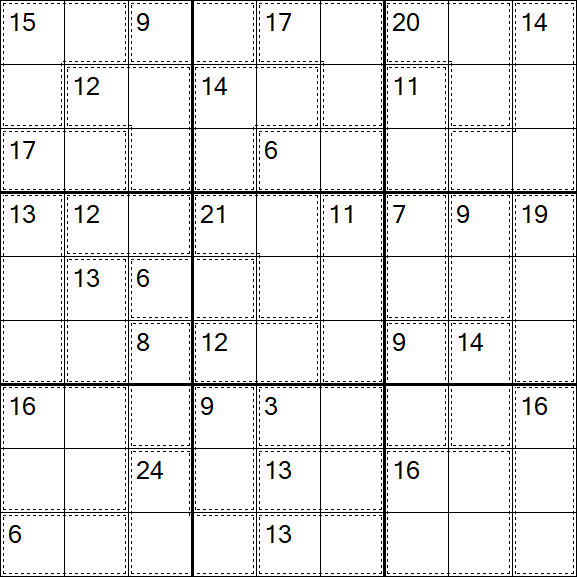 Killer Sudoku - Medium