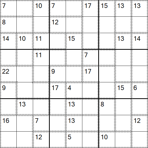 Killer Sudoku - Medium