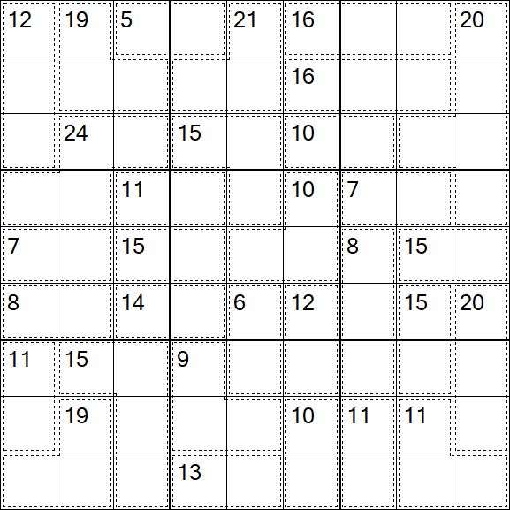 Killer Sudoku - Medium