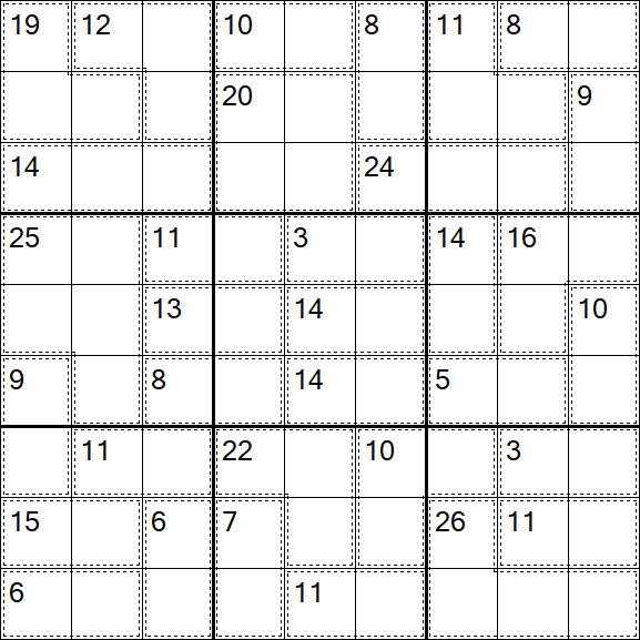 Killer Sudoku - Medium