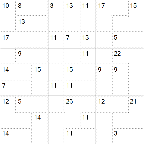 Killer Sudoku - Medium