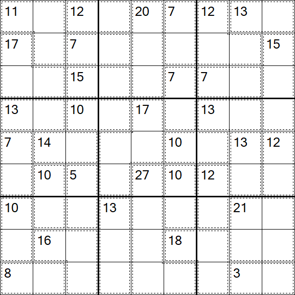 Killer Sudoku - Medium