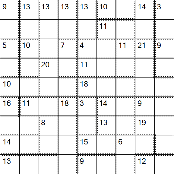 Killer Sudoku - Medium