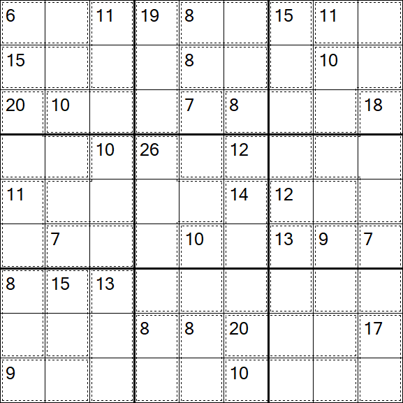 Killer Sudoku - Medium