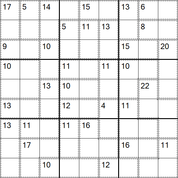 Killer Sudoku - Medium