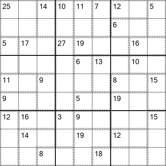 Killer Sudoku - Medium