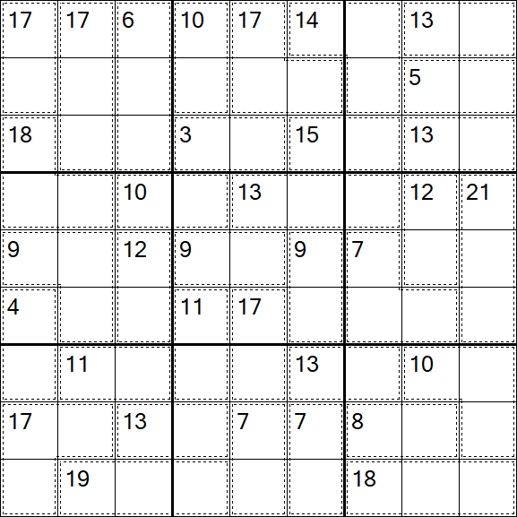 Killer Sudoku - Medium
