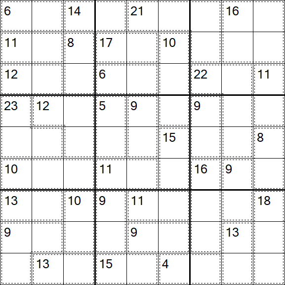 Killer Sudoku - Medium