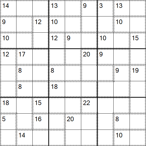 Killer Sudoku - Medium