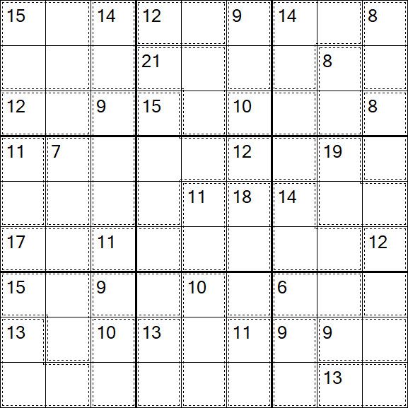 Killer Sudoku - Medium