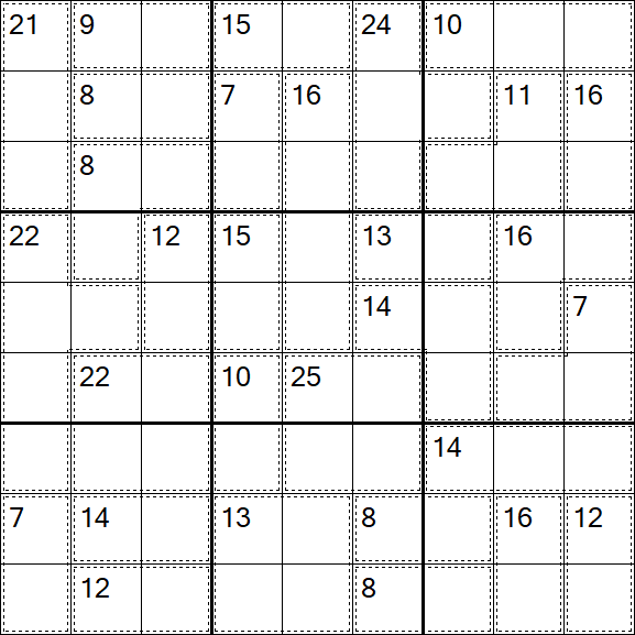 Killer Sudoku - Medium