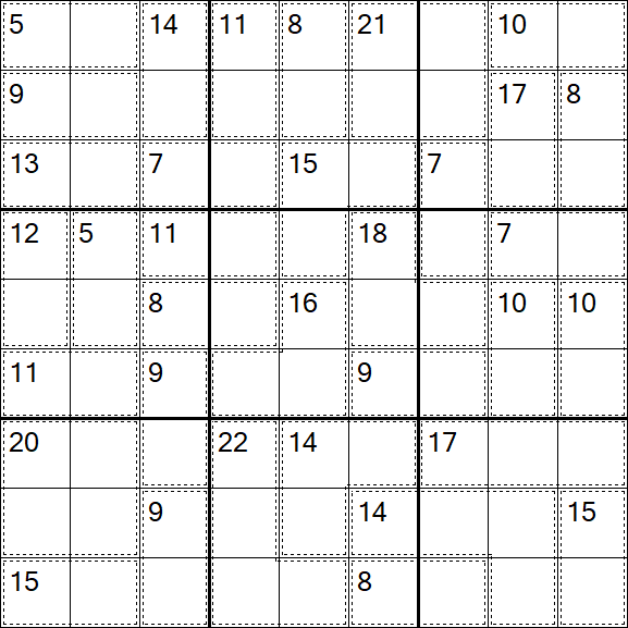 Killer Sudoku - Medium