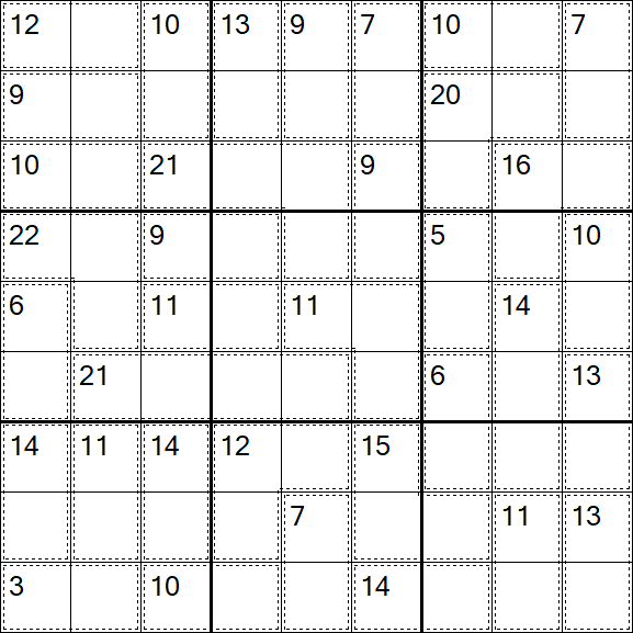 Killer Sudoku - Medium