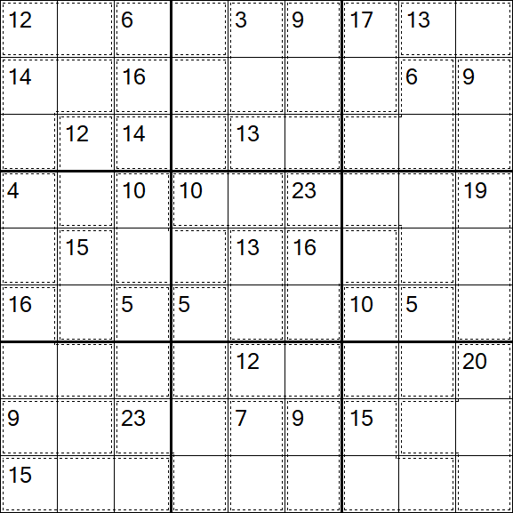 Killer Sudoku - Medium