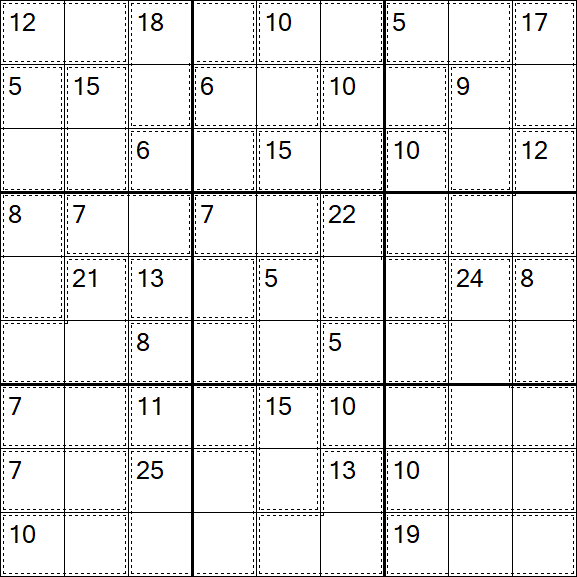Killer Sudoku - Medium