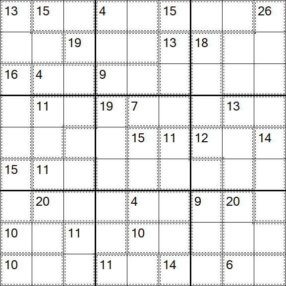 Killer Sudoku - Medium