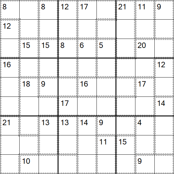Killer Sudoku - Medium