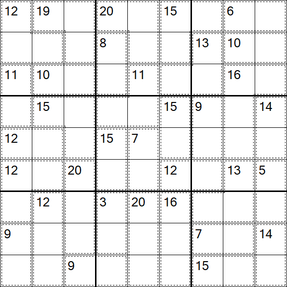 Killer Sudoku - Medium