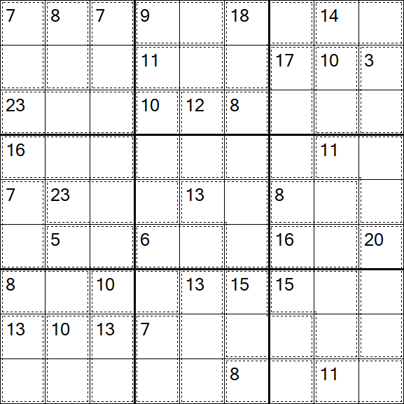 Killer Sudoku - Medium