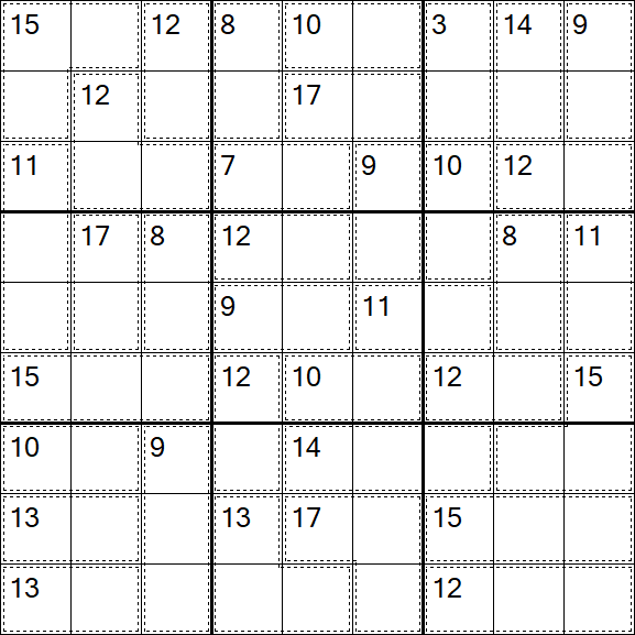Killer Sudoku - Medium