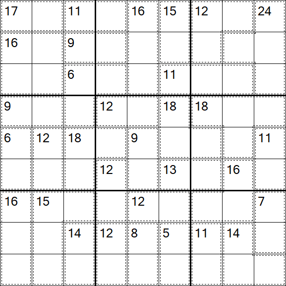 Killer Sudoku - Medium