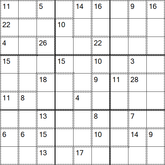 Killer Sudoku - Medium