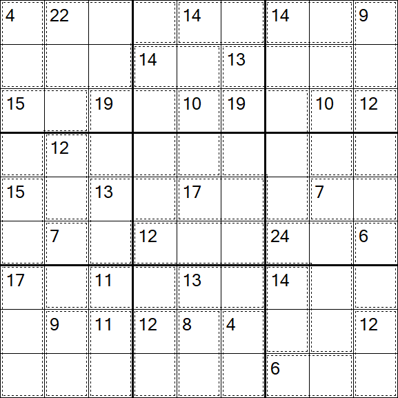 Killer Sudoku - Medium