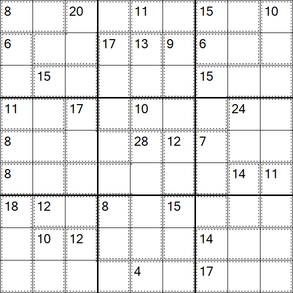 Killer Sudoku - Medium