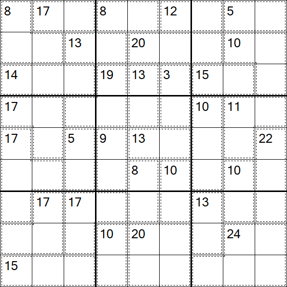 Killer Sudoku - Medium