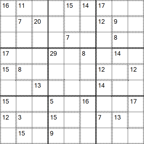 Killer Sudoku - Medium