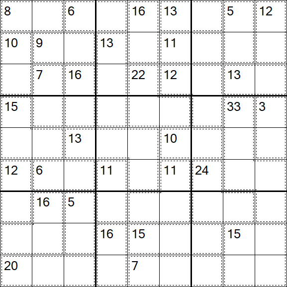 Killer Sudoku - Medium
