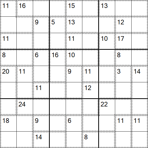 Killer Sudoku - Medium