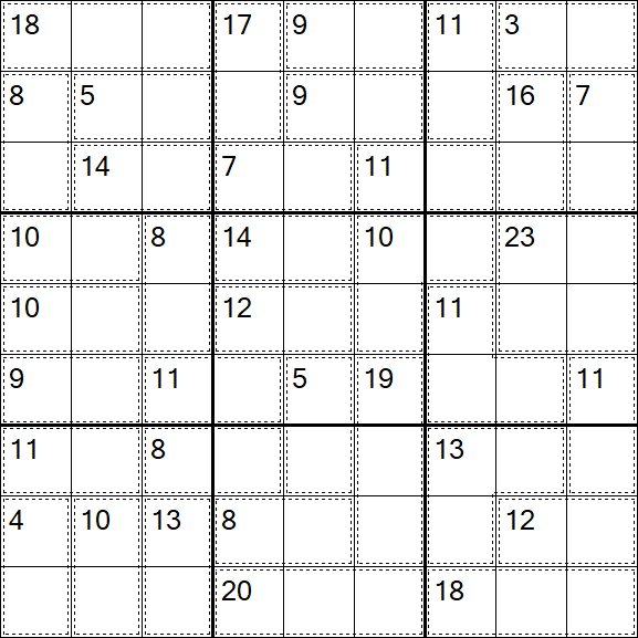 Killer Sudoku - Medium
