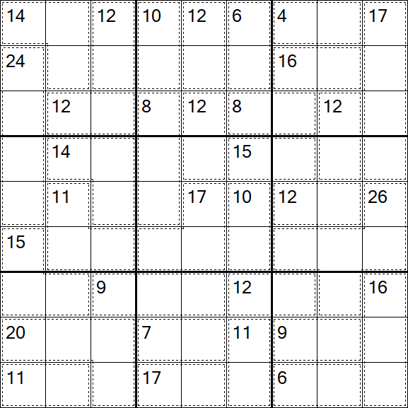 Killer Sudoku - Medium