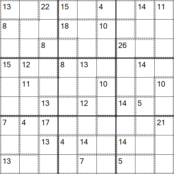 Killer Sudoku - Medium