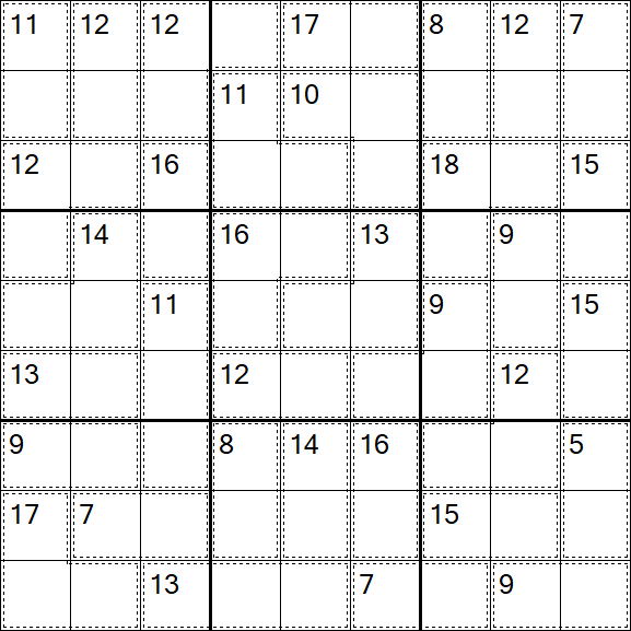 Killer Sudoku - Medium